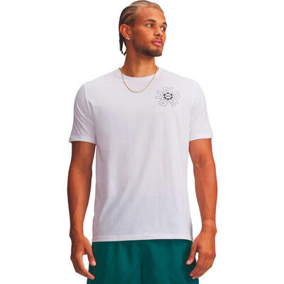 Under armour ua m radial t-shirt heren wit