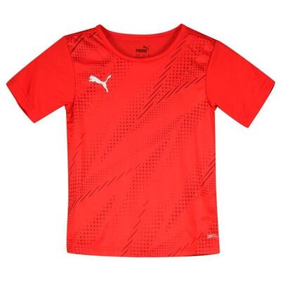 Puma individualrise graphic tee jr - kinder t-shirt korte mouw