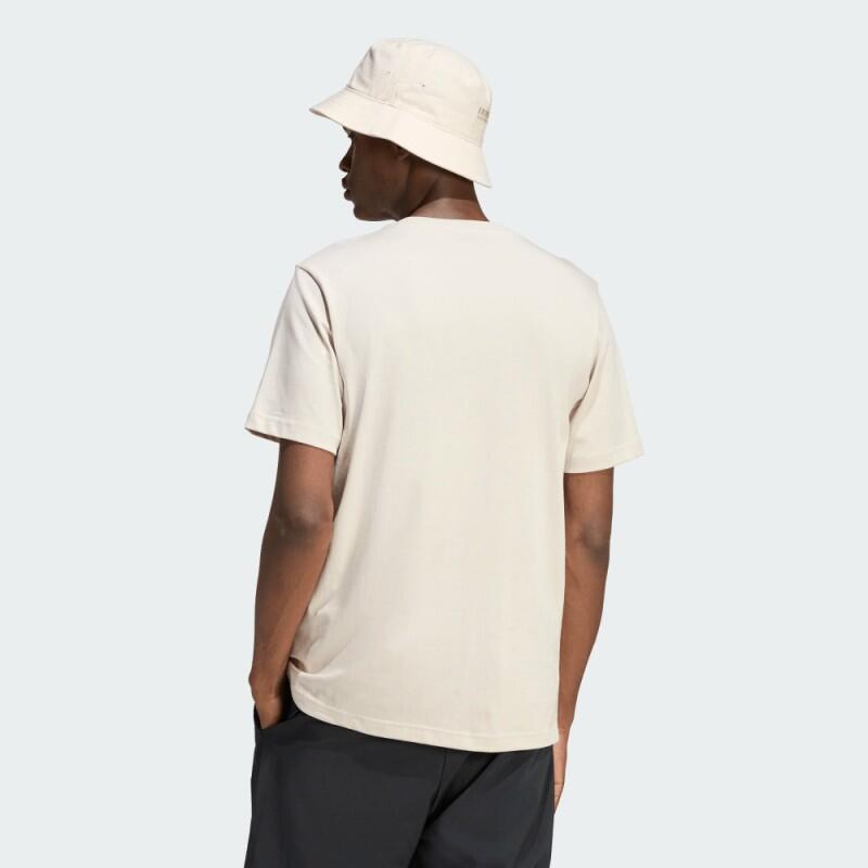 Camiseta Adidas Camo Modern Logo Graphic JZ7495 Beige Algodón Hombre 2/3