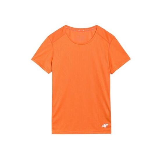 Camiseta naranja 4F para mujer