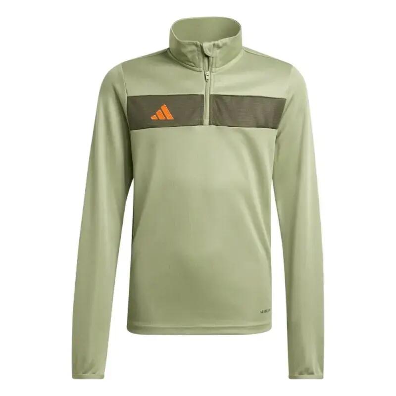 Adidas Tiro 25 Essentials junior sweatshirt - green, 100% recycled