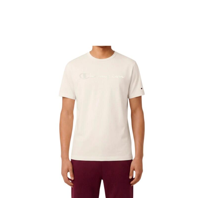 T-shirt Champion beige 100% coton, coupe régulière 2/4