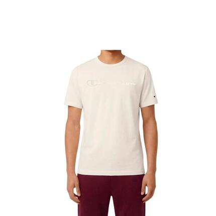 Champion T-Shirt beige 100% Baumwolle, Regular Fit, kurzes Ärmel