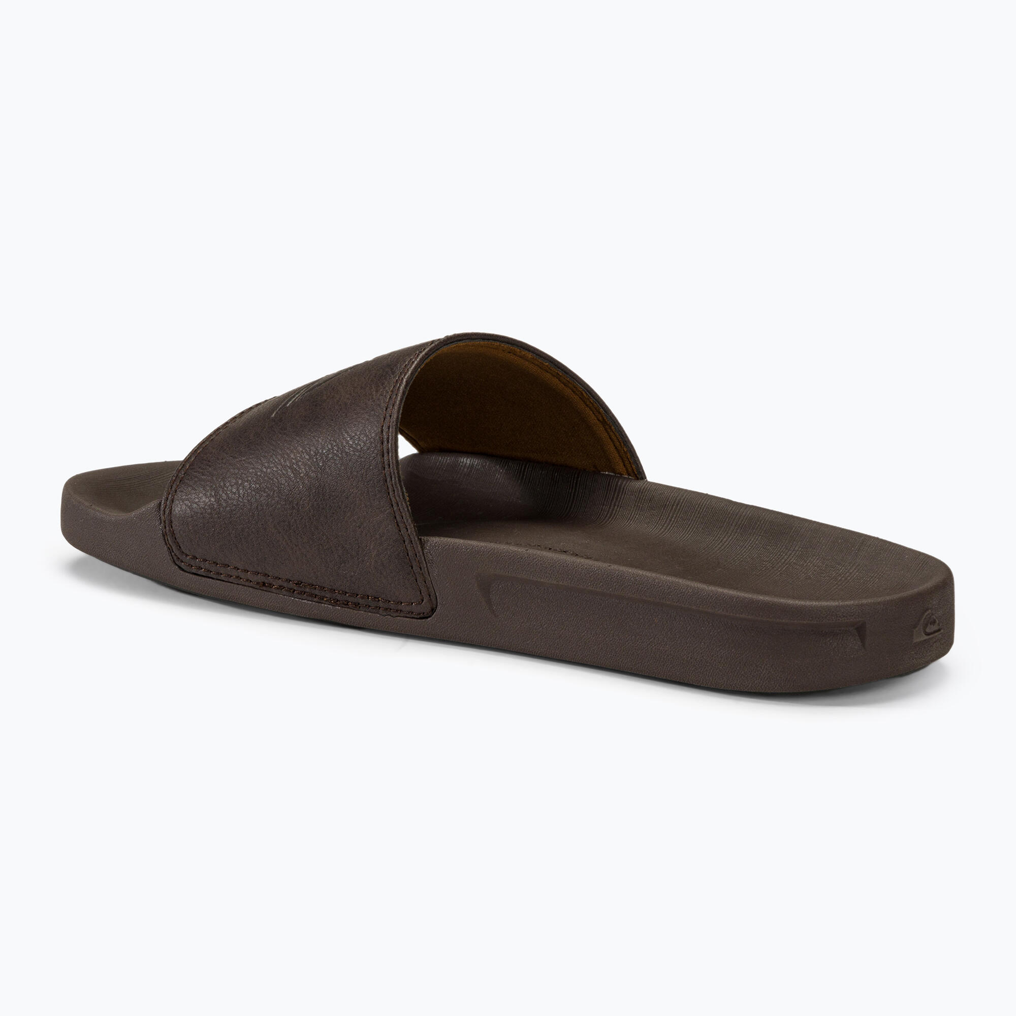 Klapki męskie Quiksilver Rivi Nubuck Slide brown 1 3/7