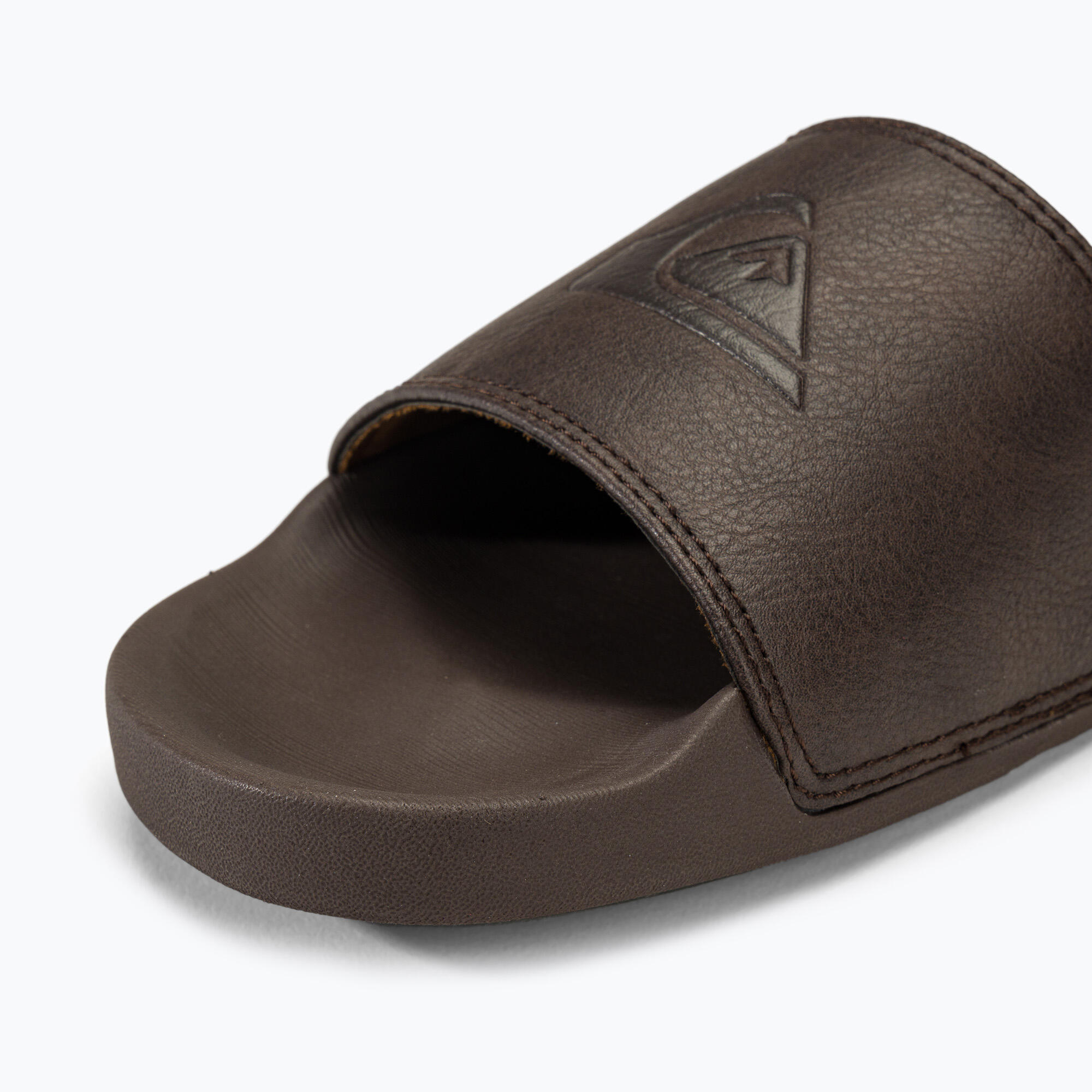 Klapki męskie Quiksilver Rivi Nubuck Slide brown 1 7/7