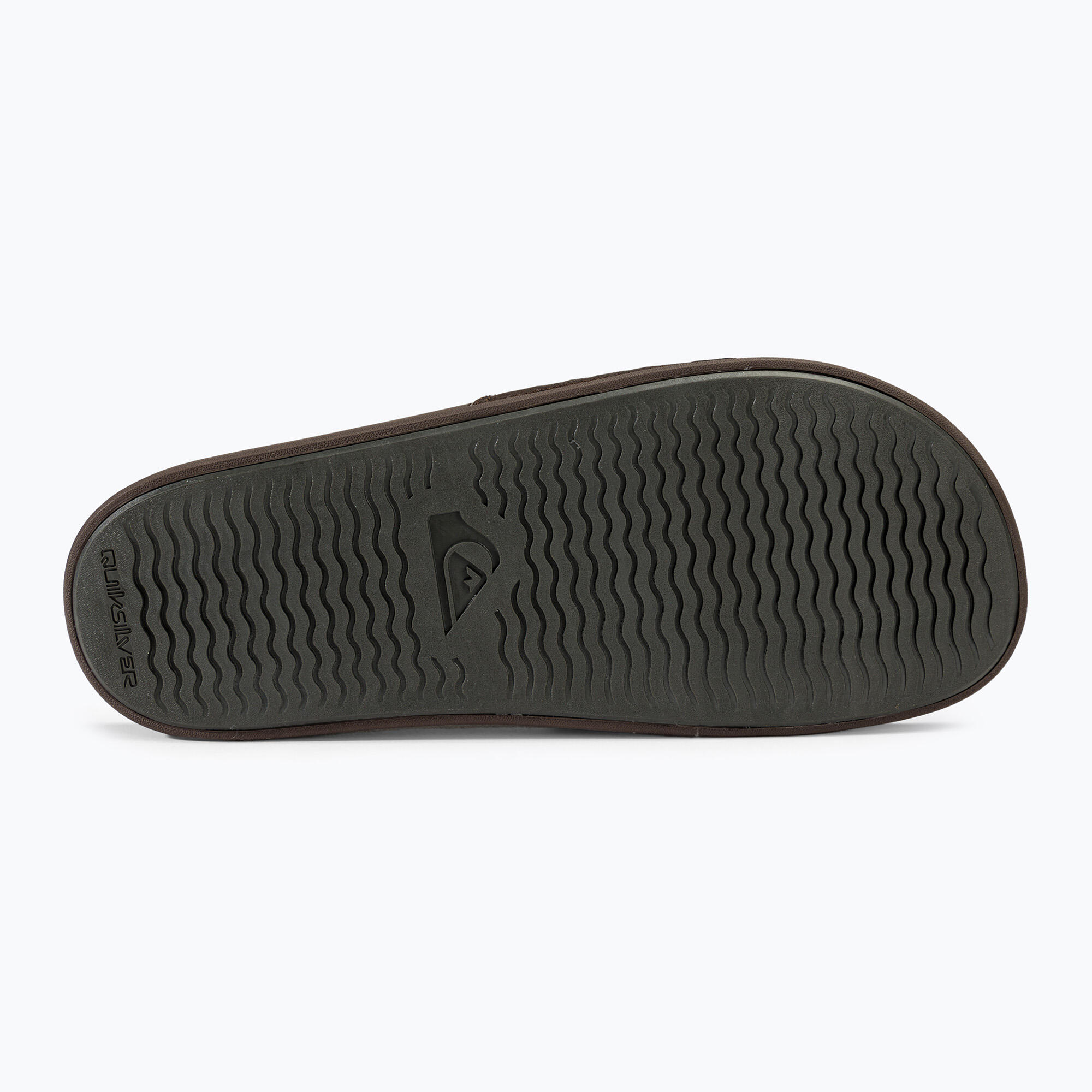 Klapki męskie Quiksilver Rivi Nubuck Slide brown 1 4/7