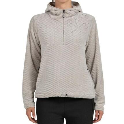 8406 Dames fleece half-zip beige