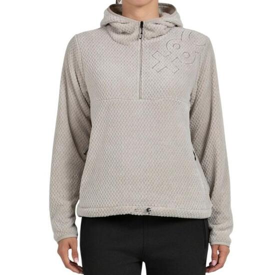 8406 Dames fleece half-zip beige