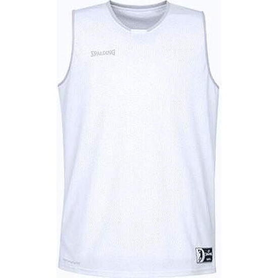Spalding Move Maillot de Basketball Enfants - Blanc / Argent