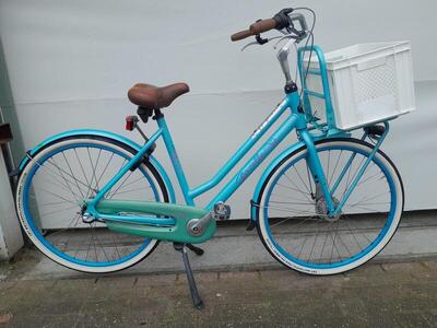 Gazelle miss grace 28" blauw, 54 cm