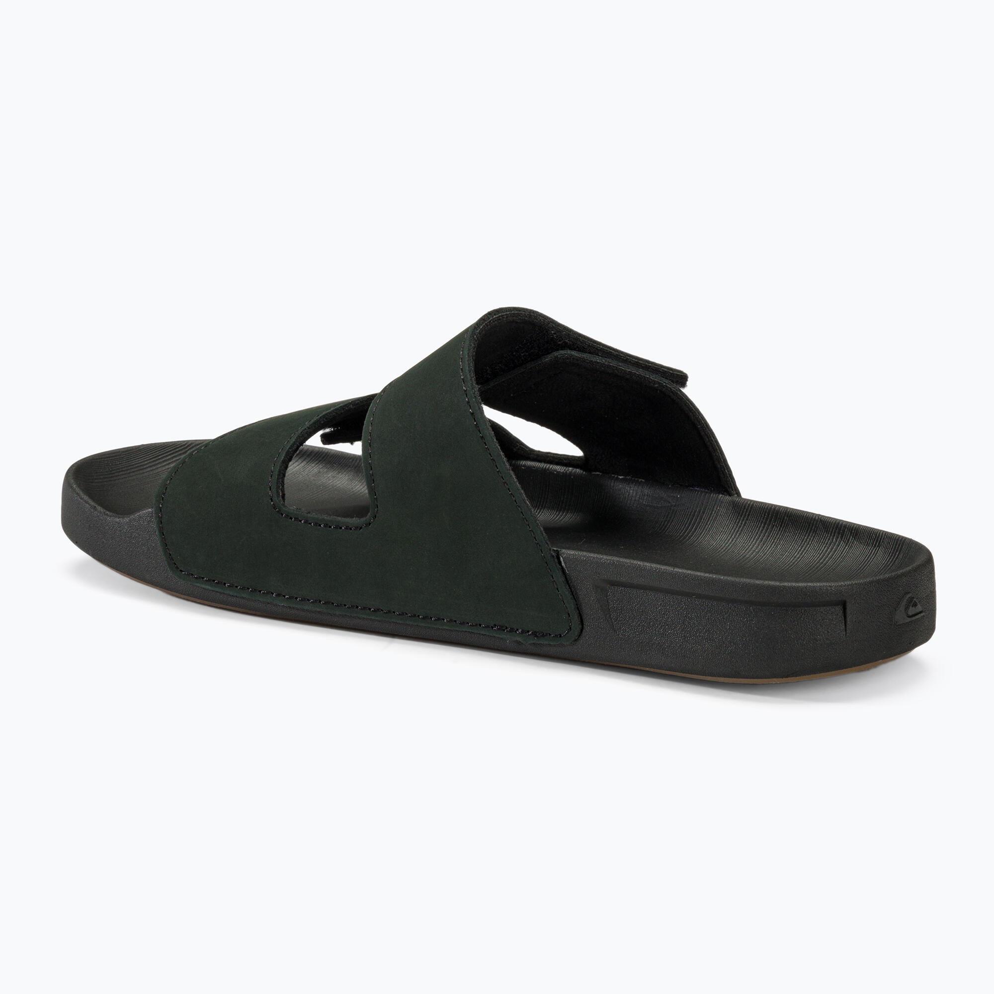 Klapki męskie Quiksilver Rivi Leather Double Adjust black 1 3/7