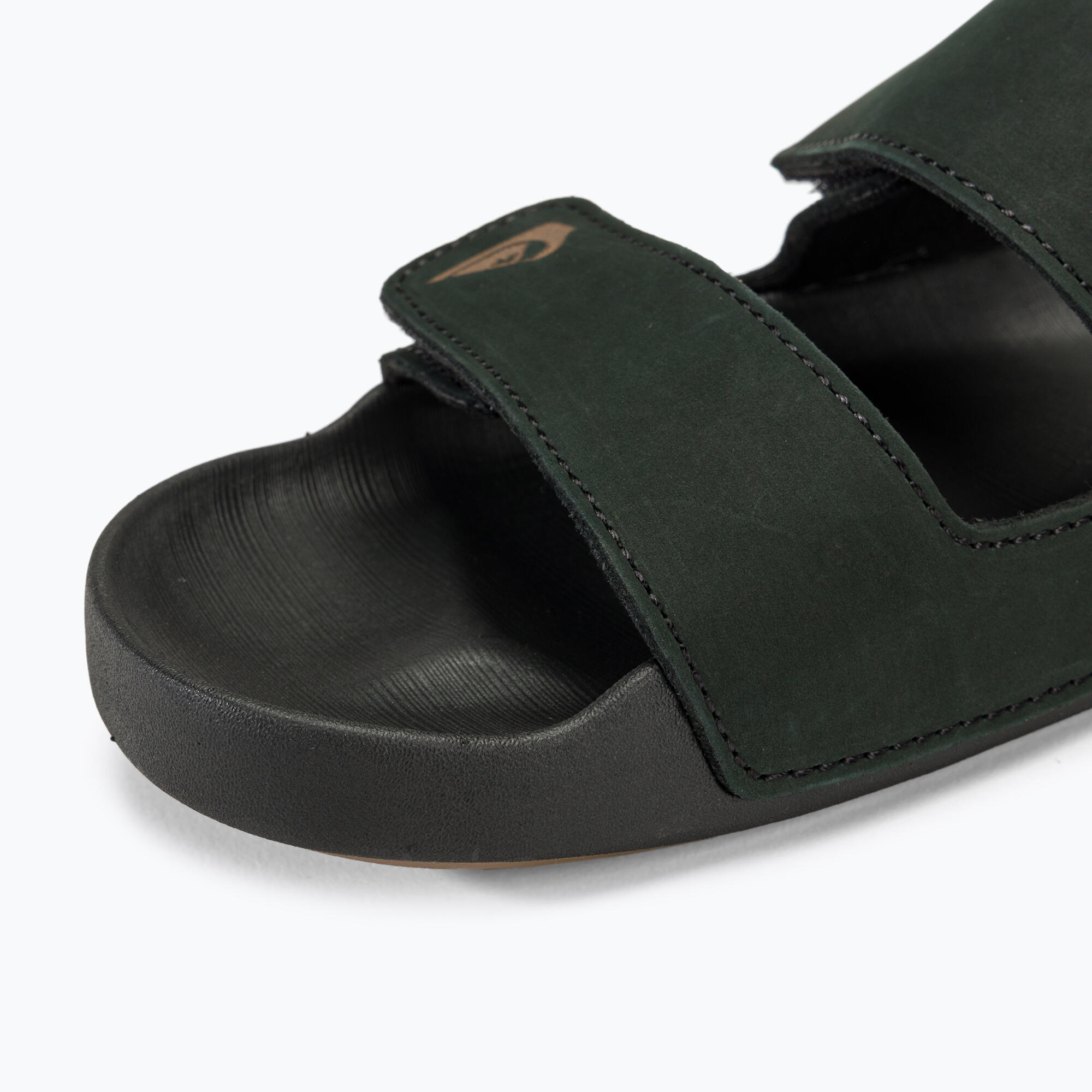 Klapki męskie Quiksilver Rivi Leather Double Adjust black 1 7/7