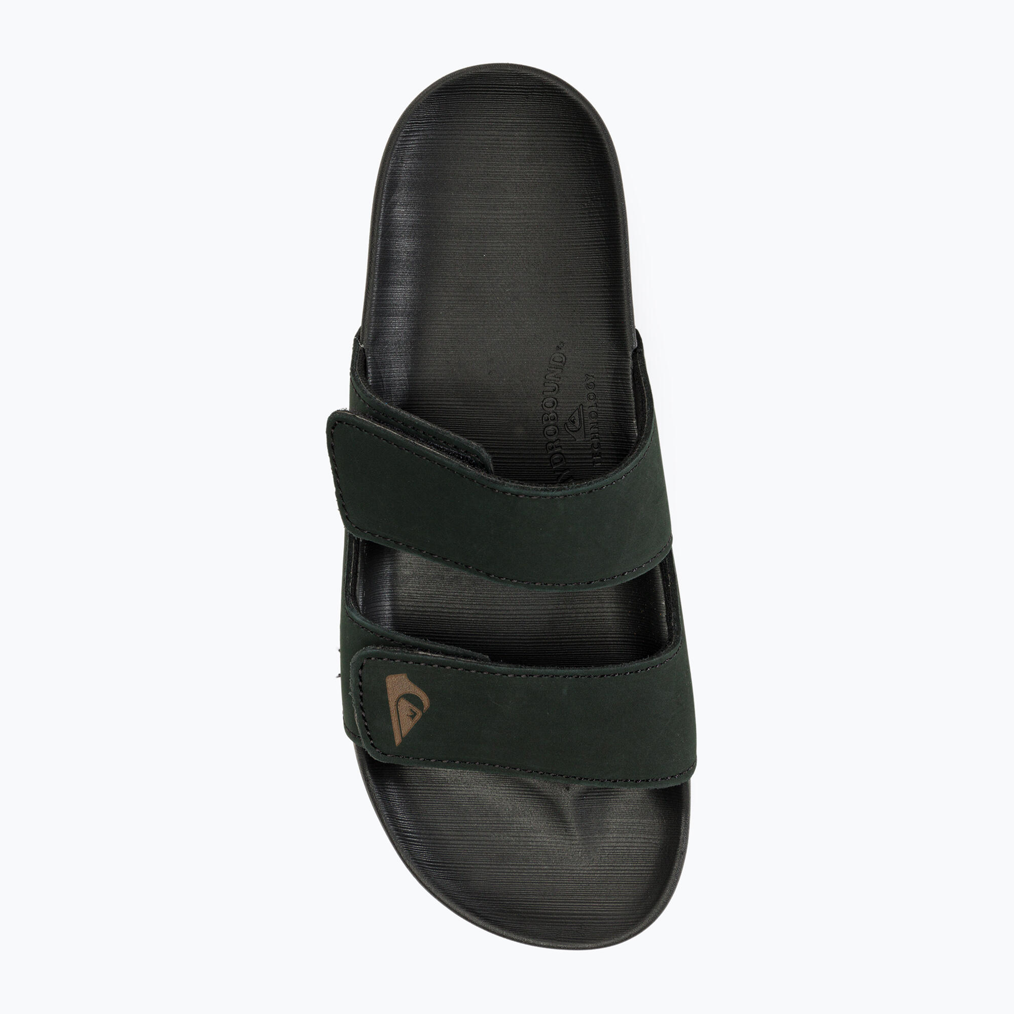 Klapki męskie Quiksilver Rivi Leather Double Adjust black 1 5/7