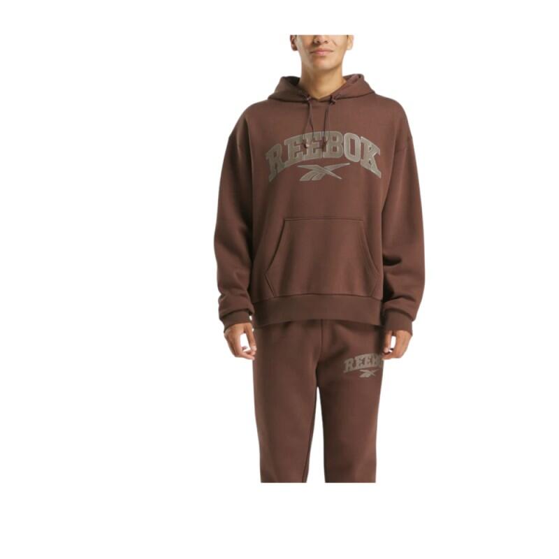Sudadera Marrón Reebok Ellis Varsitycampus Hoodie 100240371 3/4