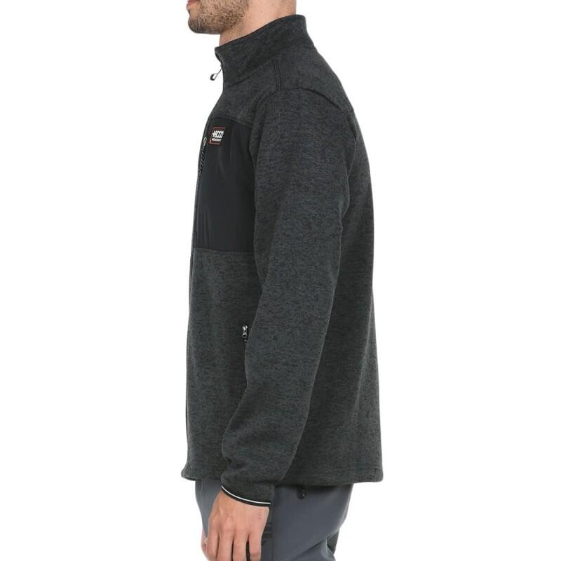 Forro polar +8000 Jurel 107 negro hombre - montaña y senderismo 3/5