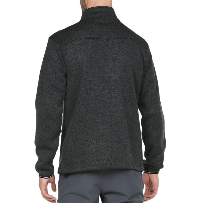 Forro polar +8000 Jurel 107 negro hombre - montaña y senderismo 2/5