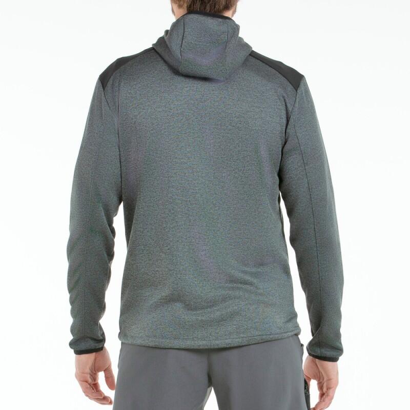 +8000 Sudadera Guf con Capucha verde, 100% poliéster. 3/4