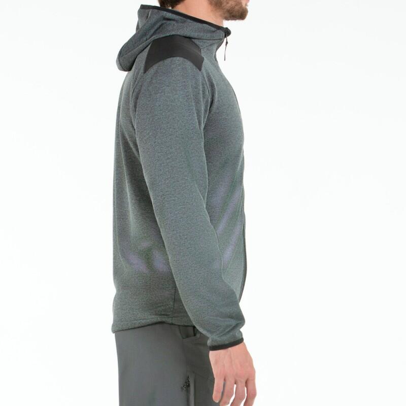 +8000 Sudadera Guf con Capucha verde, 100% poliéster. 2/4