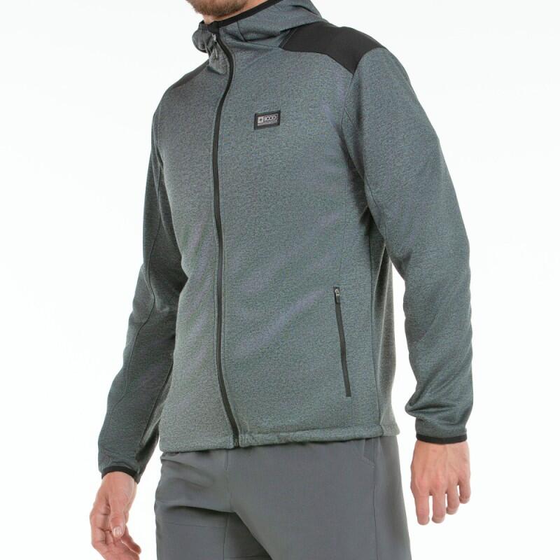 +8000 Sudadera Guf con Capucha verde, 100% poliéster. 4/4