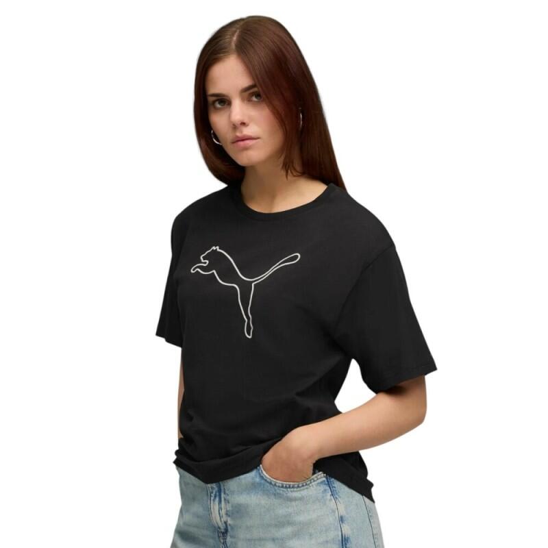 T-shirt Puma preta feminina 3/3