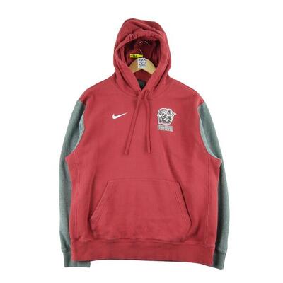Tweedehands - nike heren rood sweatshirt met capuchon - goede staat