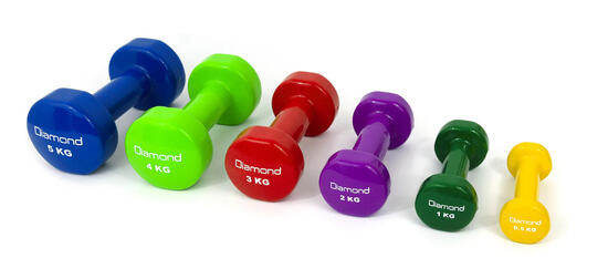 [Manubri in Vinile] Pesi palestra fitness ginnastica tonificazione