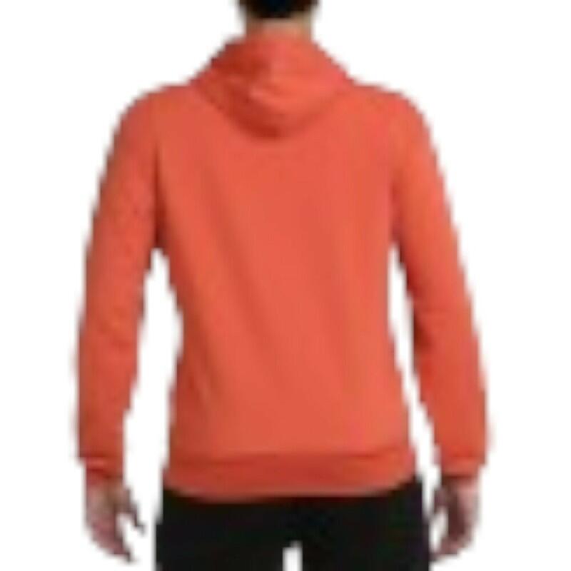 +8000 Sudadera Albani naranja con capucha, cremallera y tejido cálido, talla S. 2/2