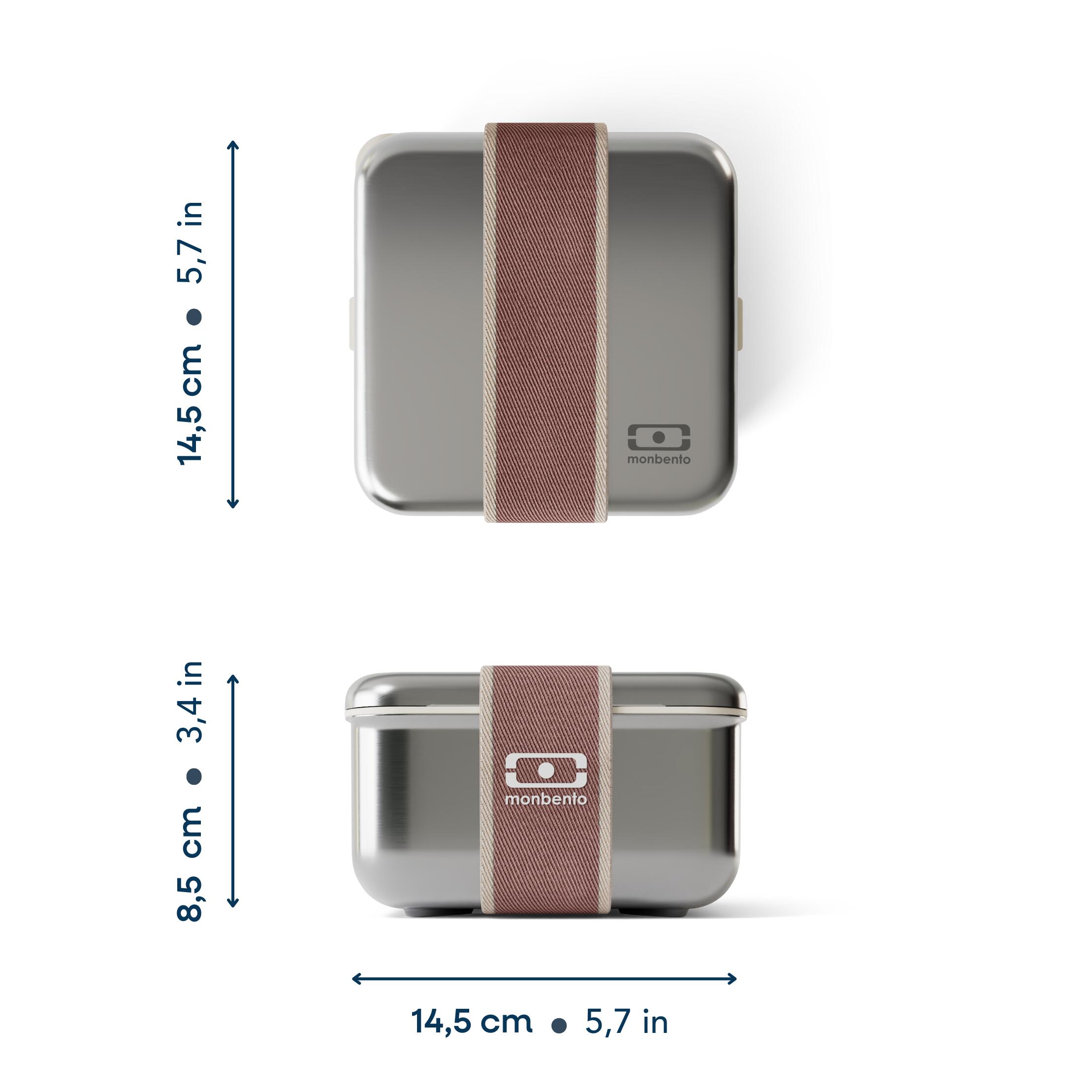 Bento metalico 1L|Camping, senderismo|Apta microondas y horno|Sense 4/6