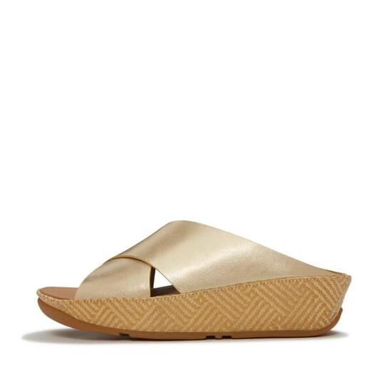 Damskie sandały na koturnie FitFlop Lulu Lux