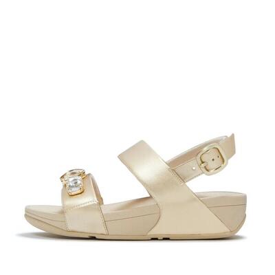 Dames sleehakken fitflop lulu ultra-jewel metallic