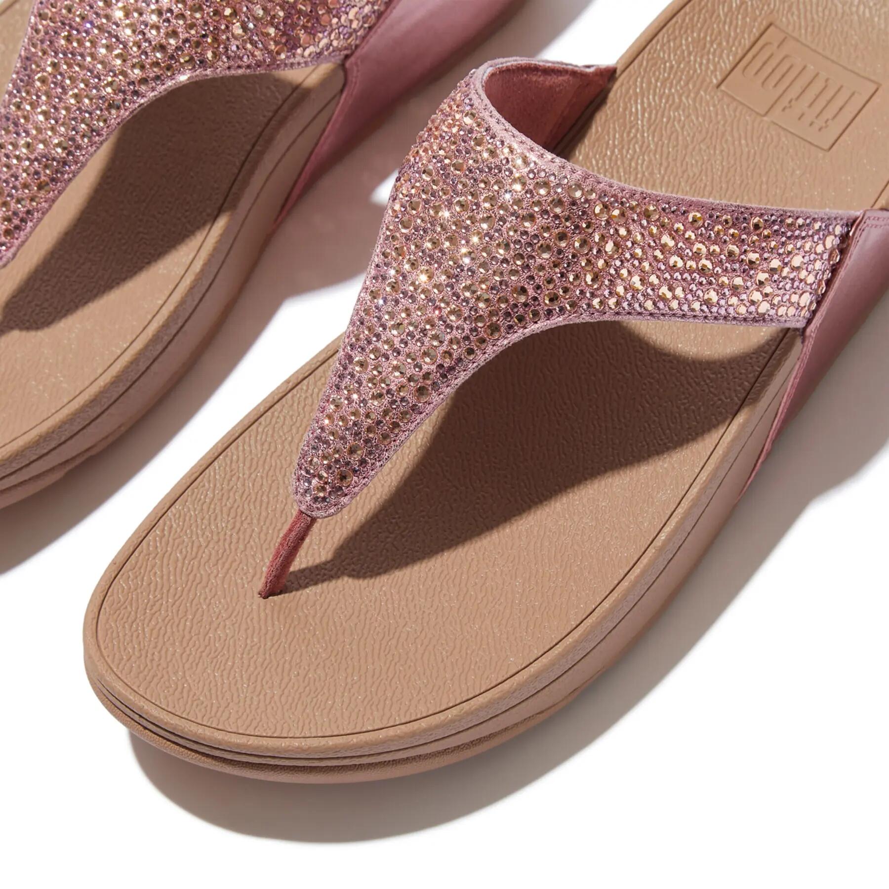 Tongs femme FitFlop Lulu Crystal-Mix 4/7