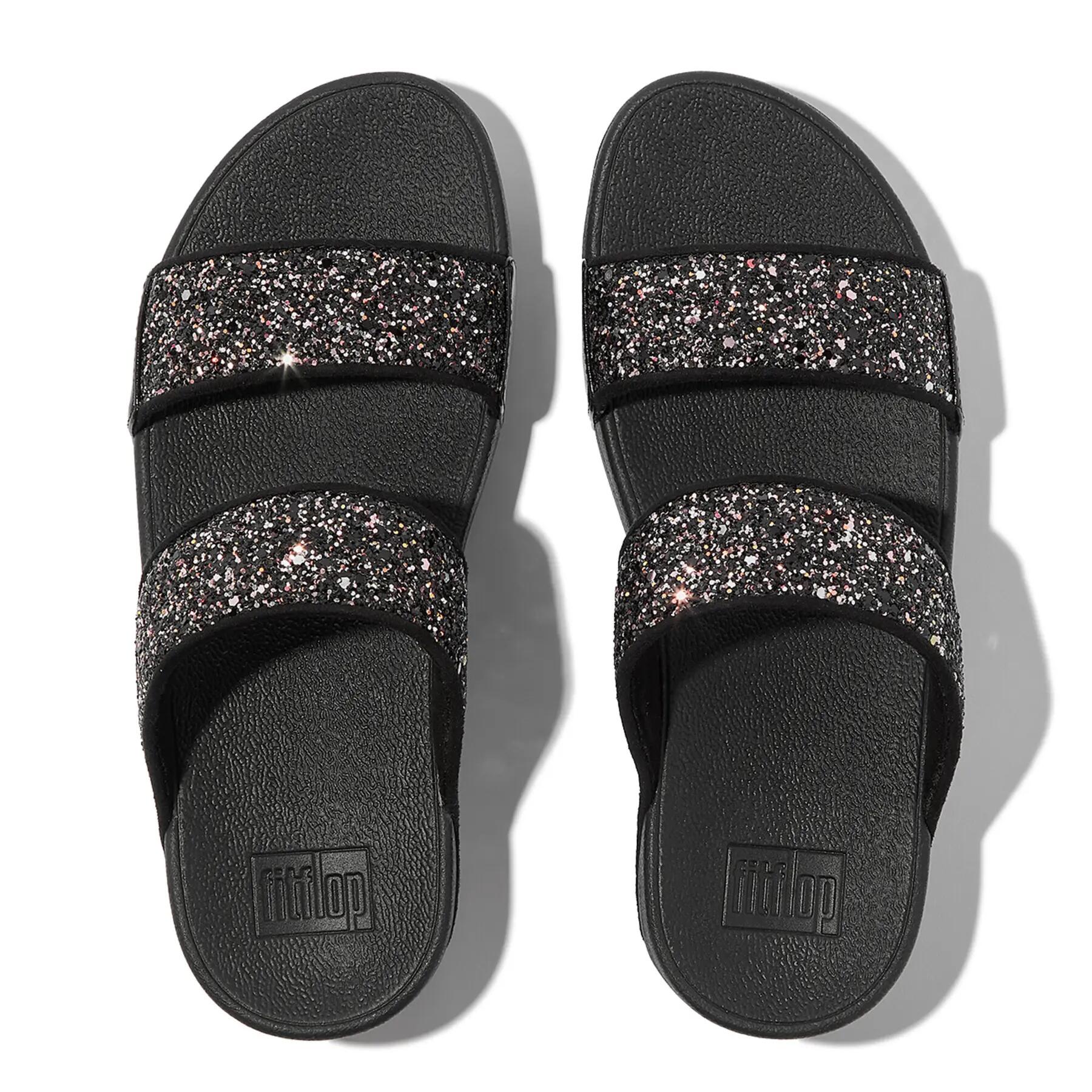 Wedge Sandalen mit Glitzer für Frauen FitFlop Lulu 3/7