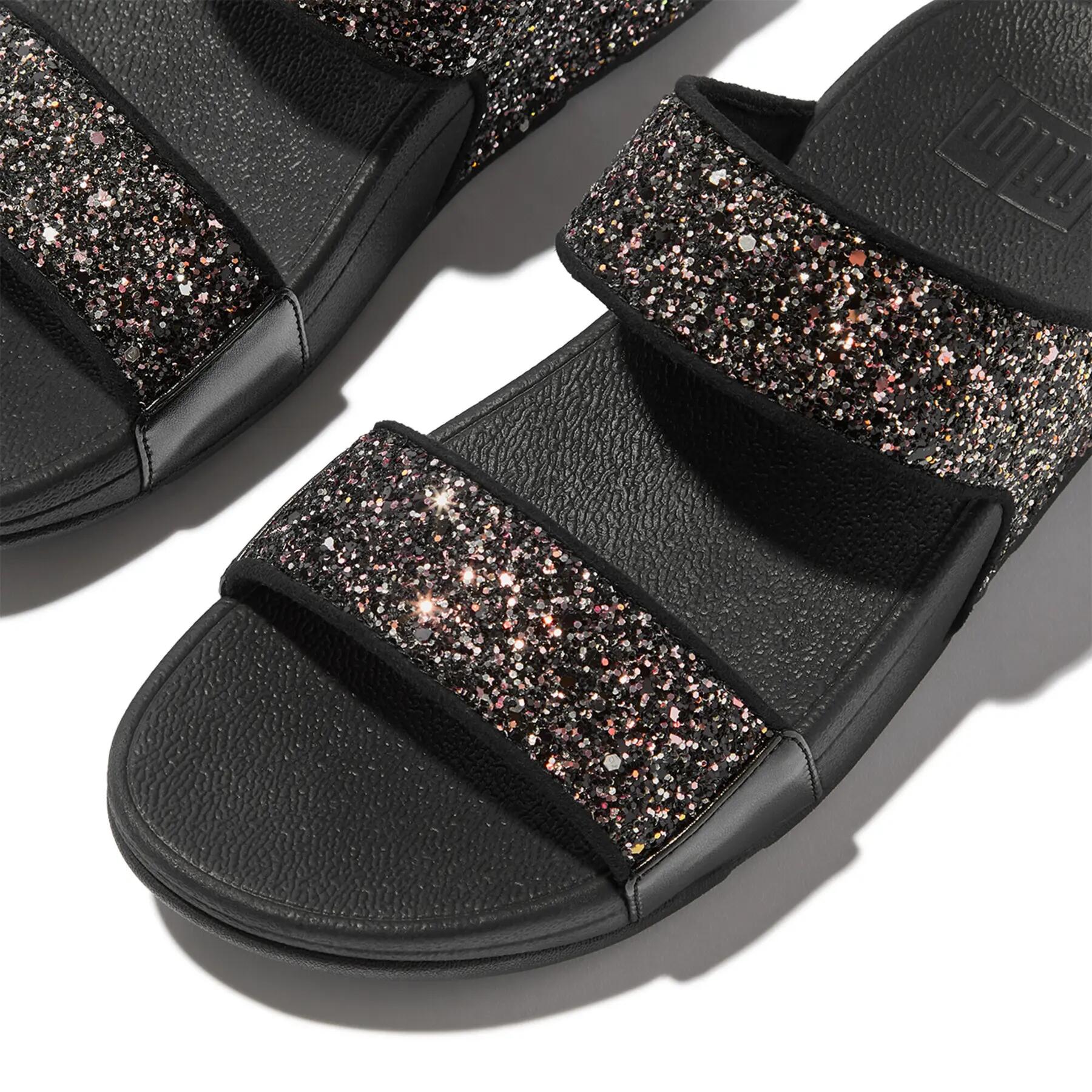 Wedge Sandalen mit Glitzer für Frauen FitFlop Lulu 4/7