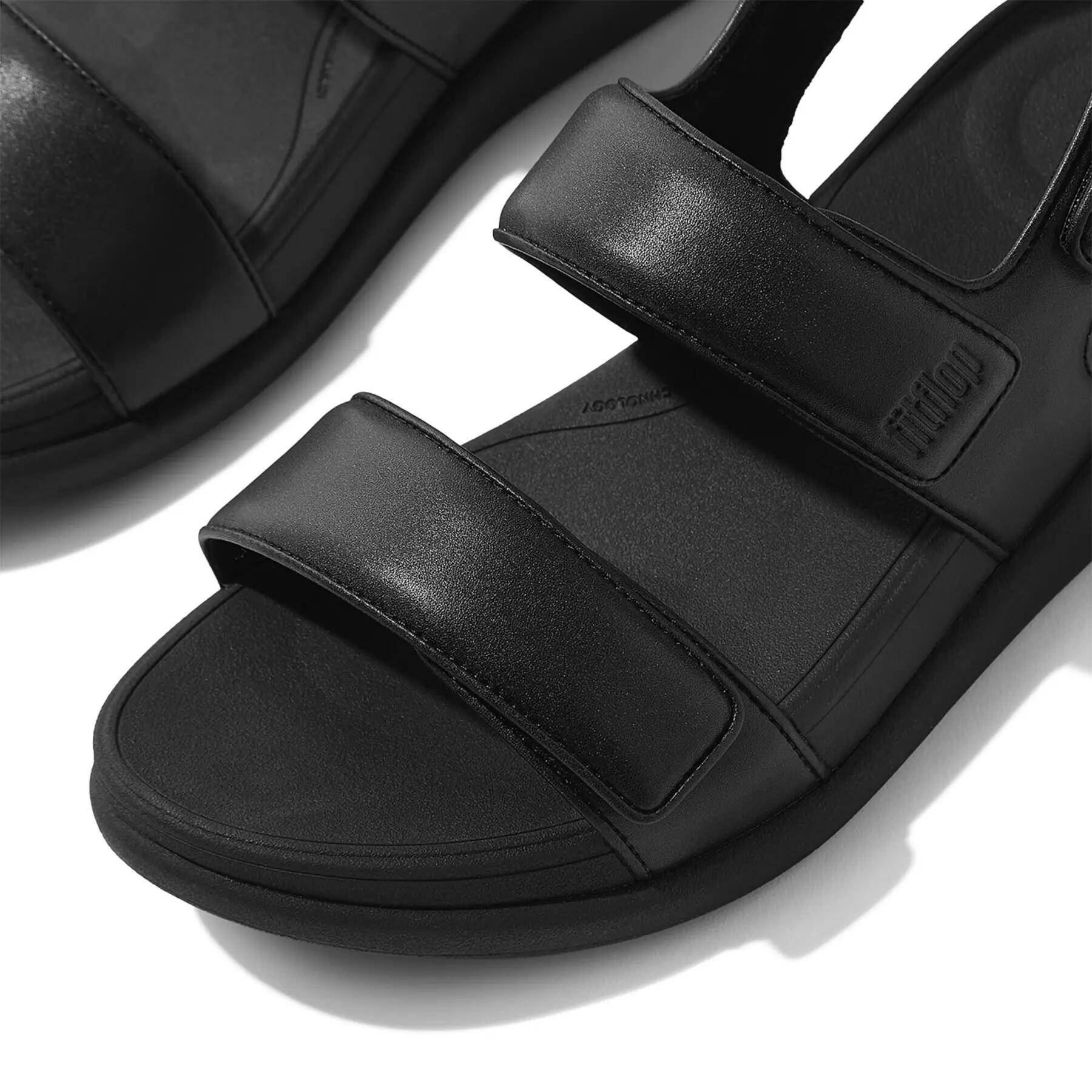 Sandalias de cuña ajustables con tirante trasero mujer FitFlop F-Mode Go 5/7
