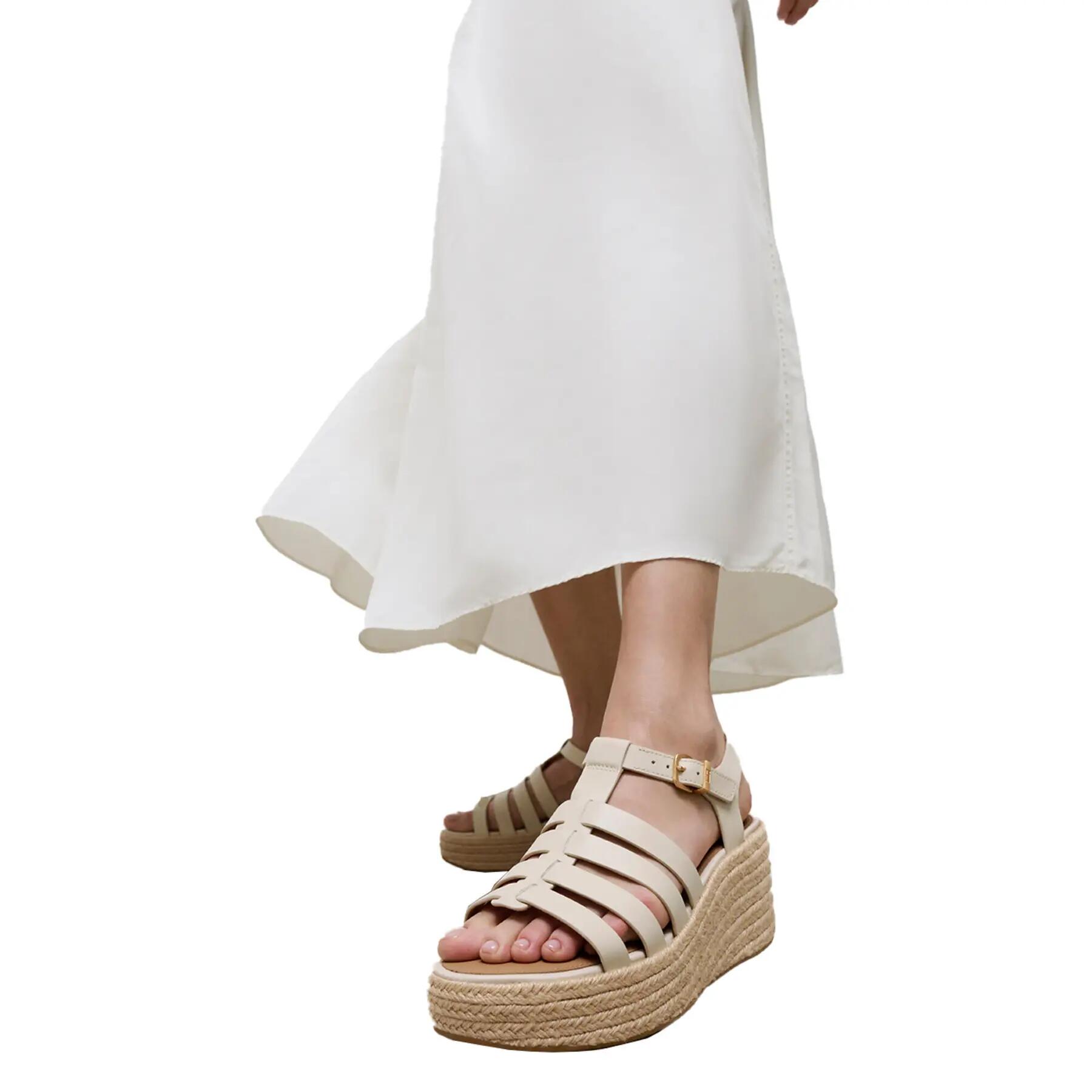 Sandales compensées style pêcheur femme FitFlop Platfforms 6/7