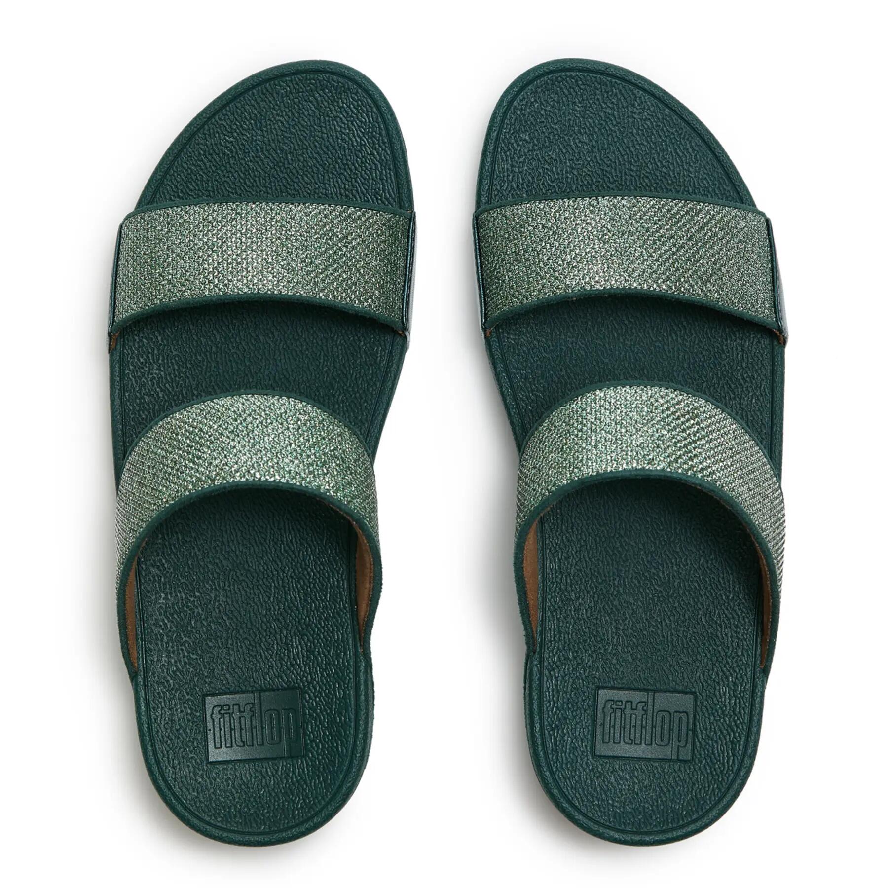 Keil-Sandalen für Damen FitFlop Lulu Shimmerglitz 3/7