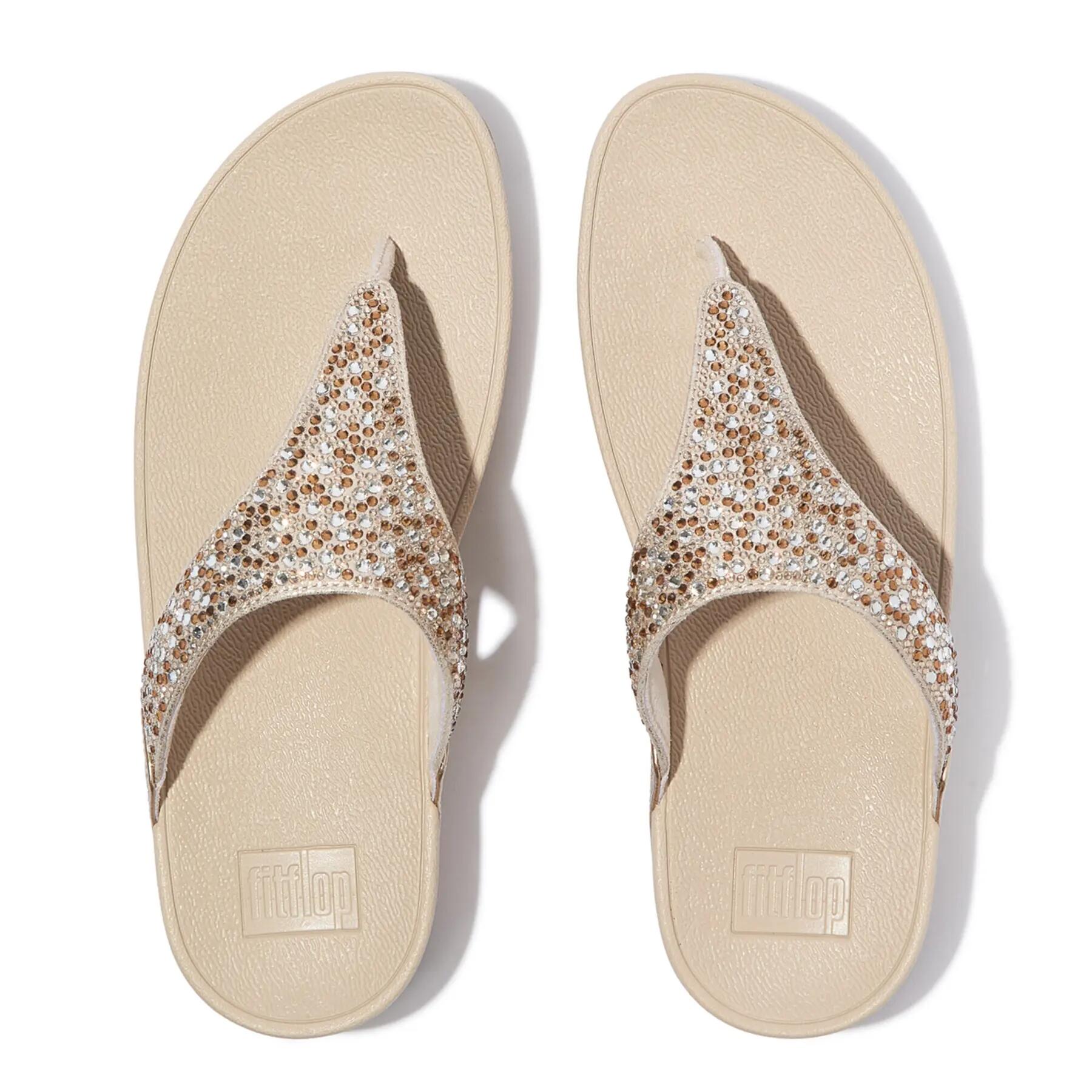 Chanclas de mujer FitFlop Lulu Crystal-Mix 3/7