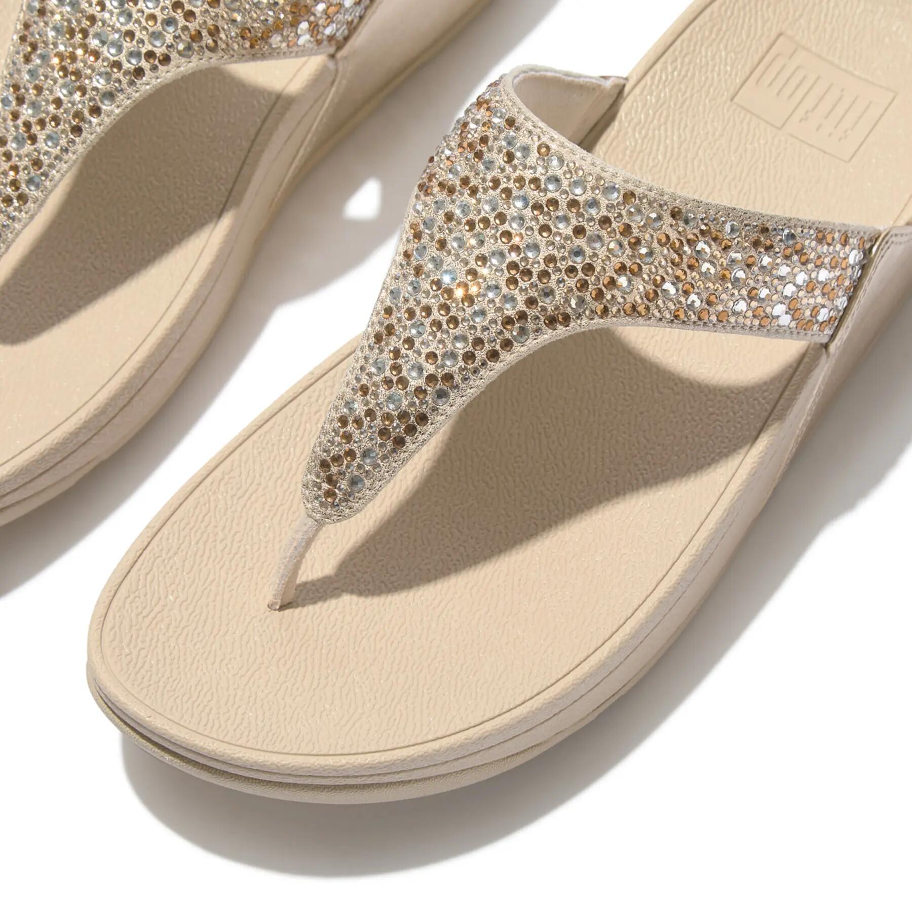 Chanclas de mujer FitFlop Lulu Crystal-Mix 4/7