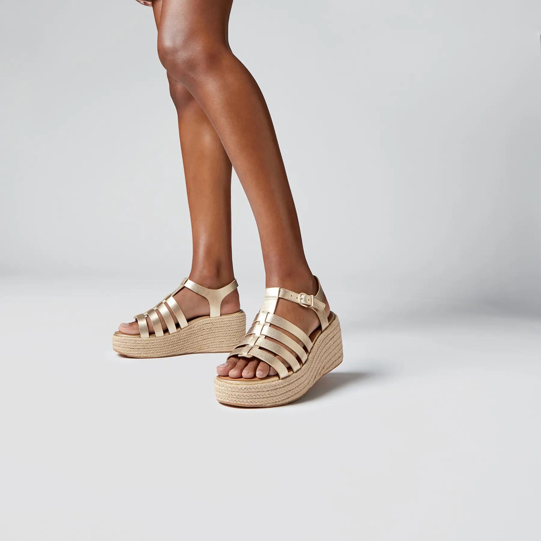 Sandales compensées style pêcheur femme FitFlop Platfforms 6/7