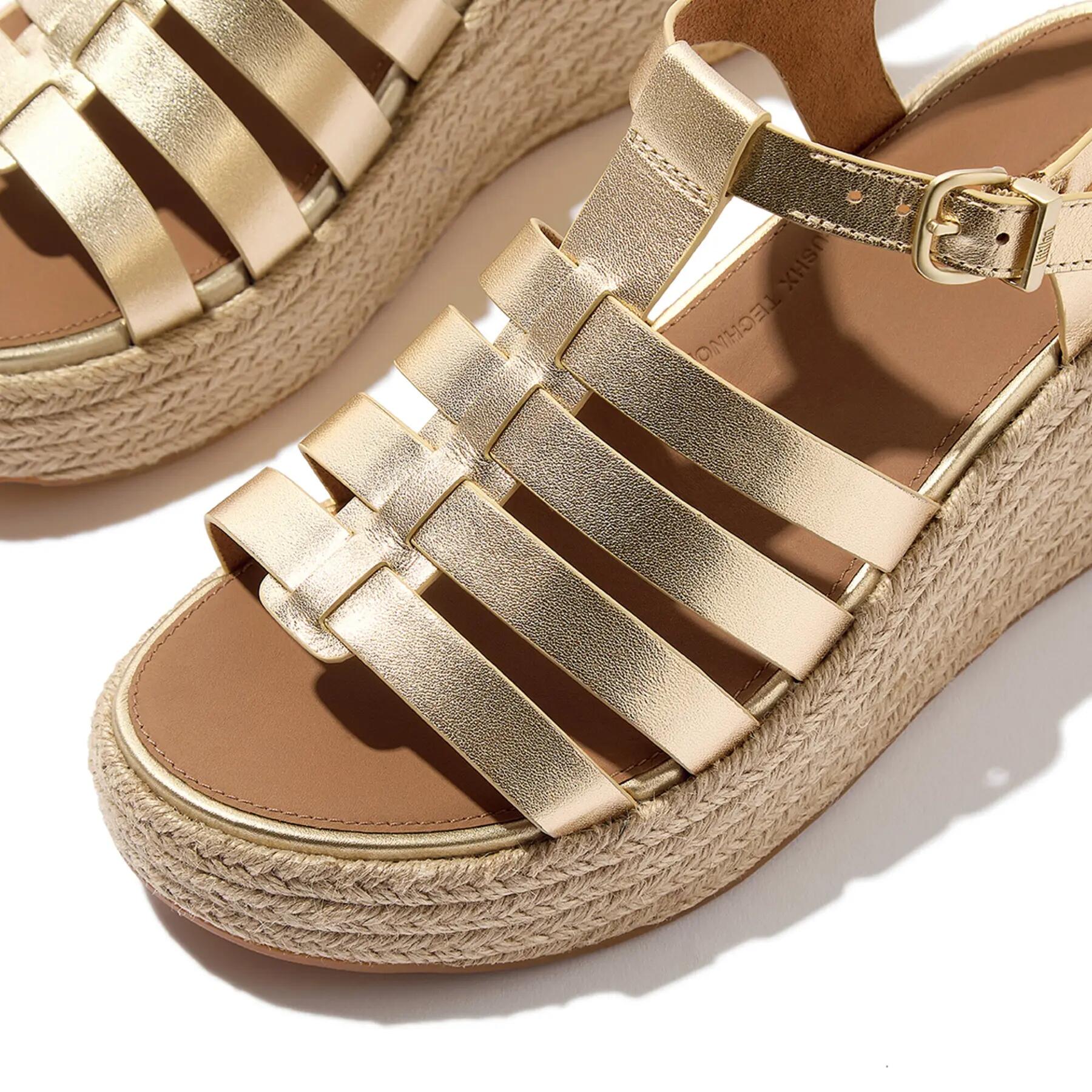 Sandales compensées style pêcheur femme FitFlop Platfforms 4/7