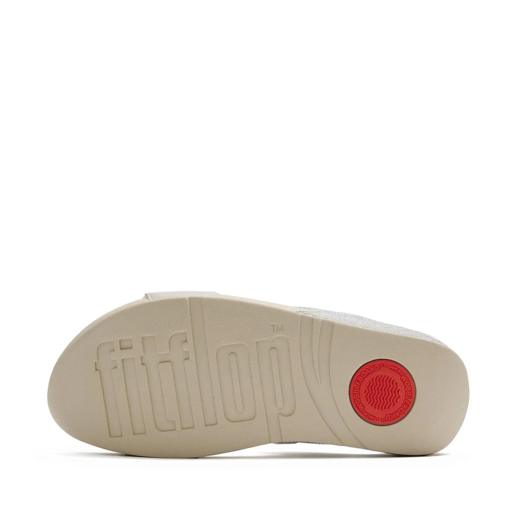 Keil-Sandalen für Damen FitFlop Lulu Shimmerglitz 5/7