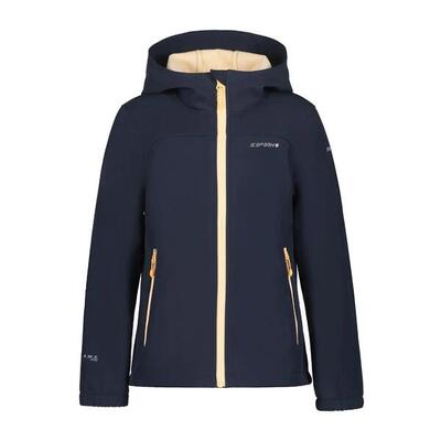 Softshell fleece wandelsjas voor meisjes icepeak kobryn