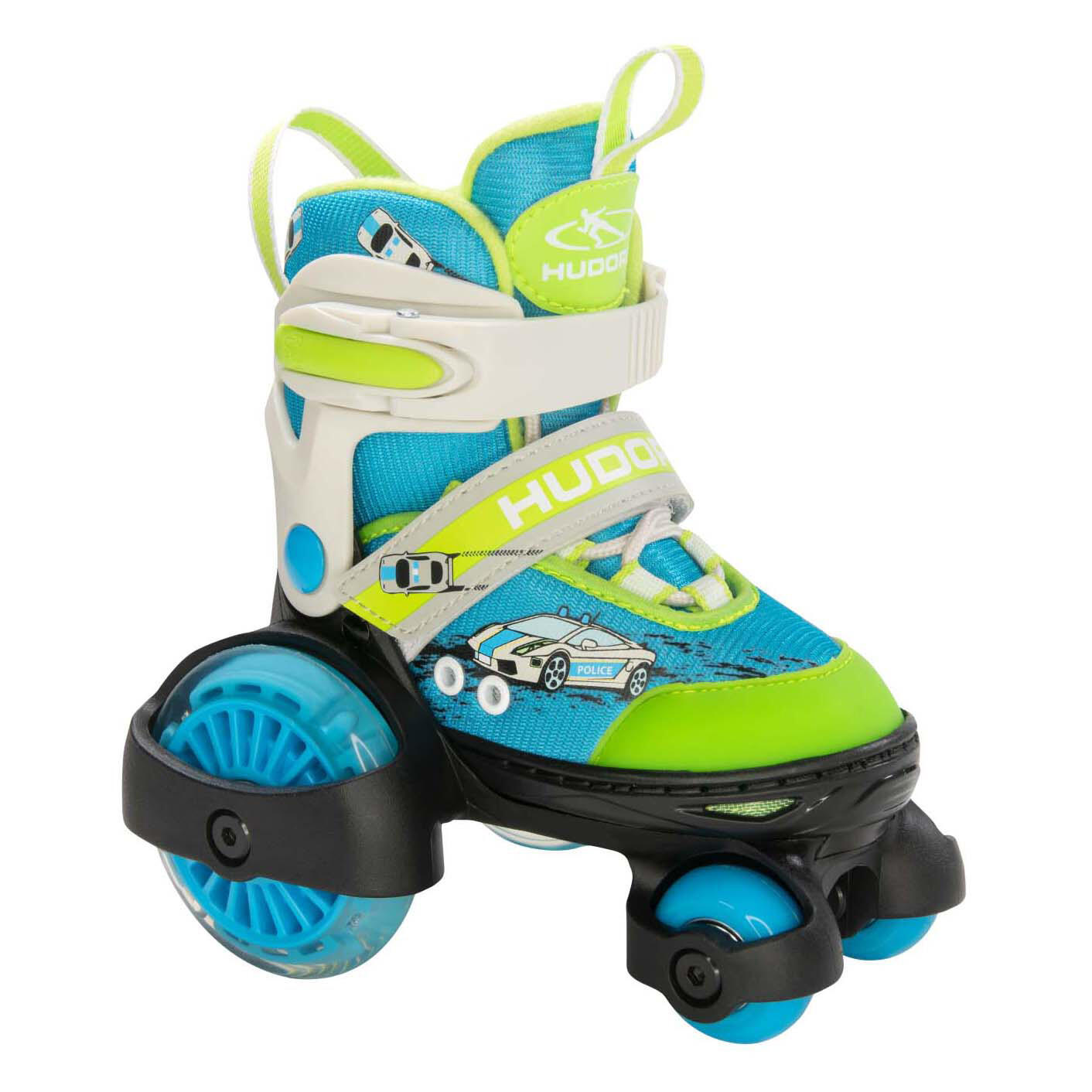 HUDORA Rolschaatsen My First Quad LED Auto, Maat 30-33 3/4