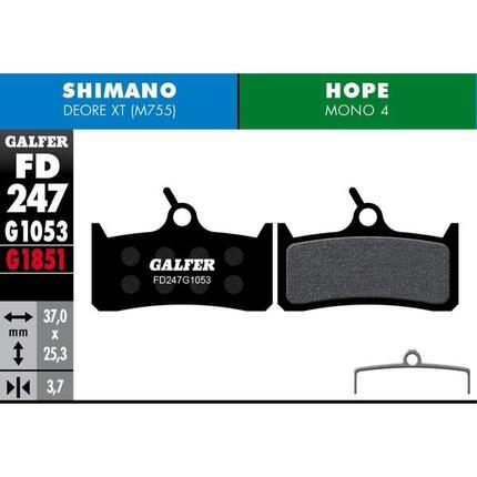 Pastilla de freno Galfer Bike Shimano XT 755, Grimeca