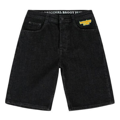 Shorts homeboy baggy denim wshd zwart