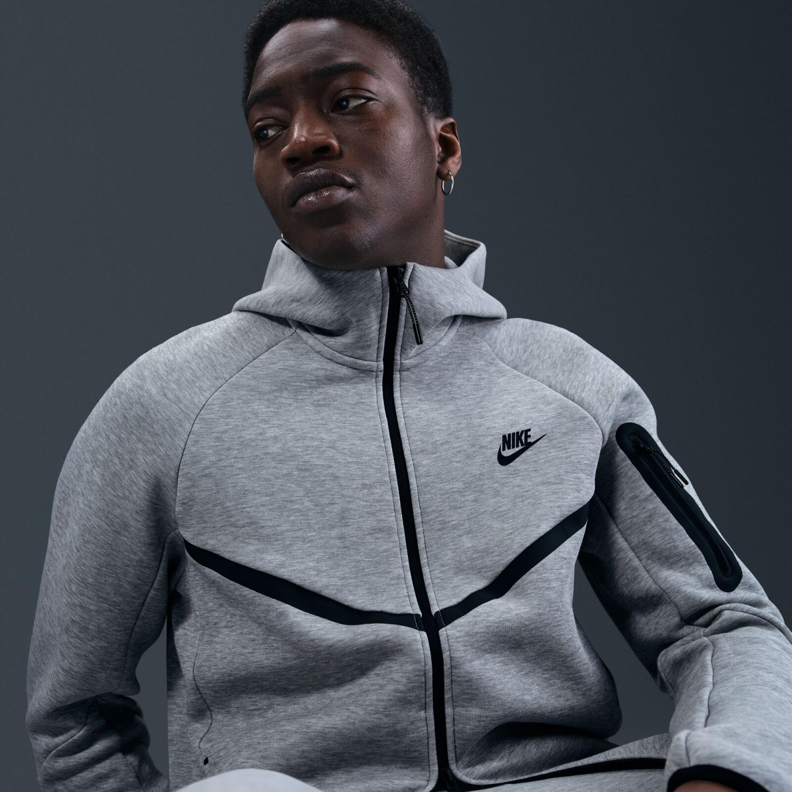 Chaquetas para Hombre Nike Tech Gris 5/7