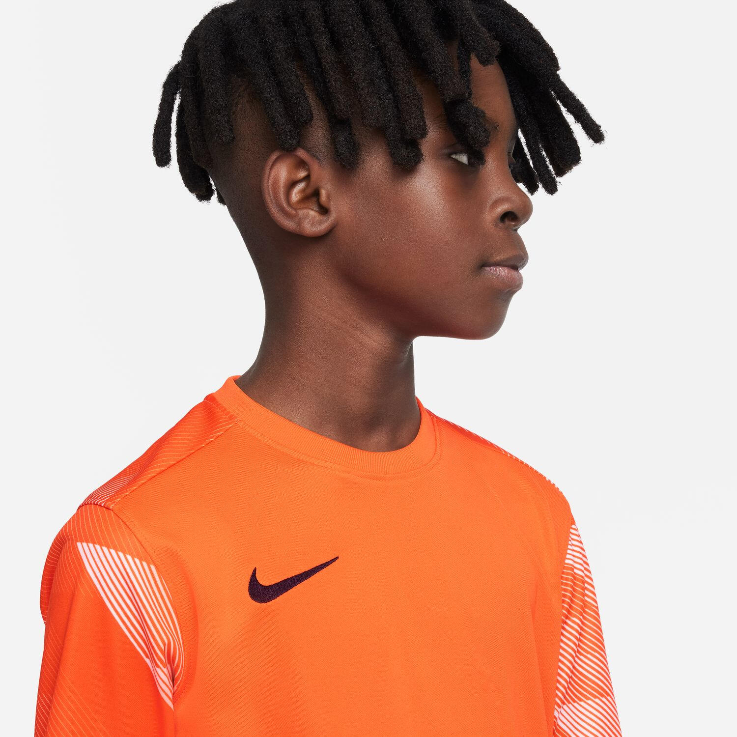 Camisola de guardaredes de manga comprida Park IV DriFIT para crianças (Laranja) 2/6