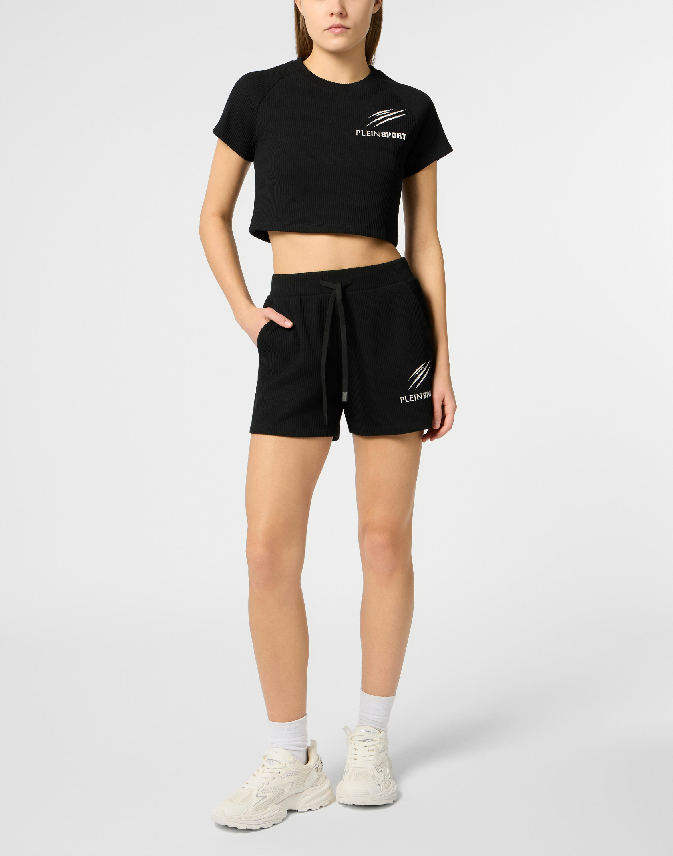 Ribbed Loose Fit Shorts Scratch 2/5