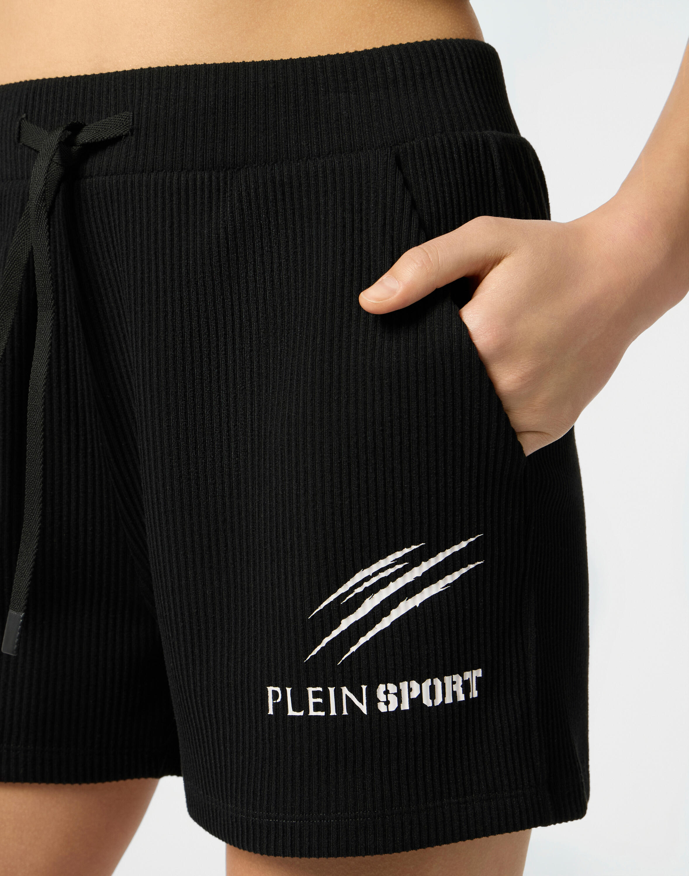 Ribbed Loose Fit Shorts Scratch 5/5