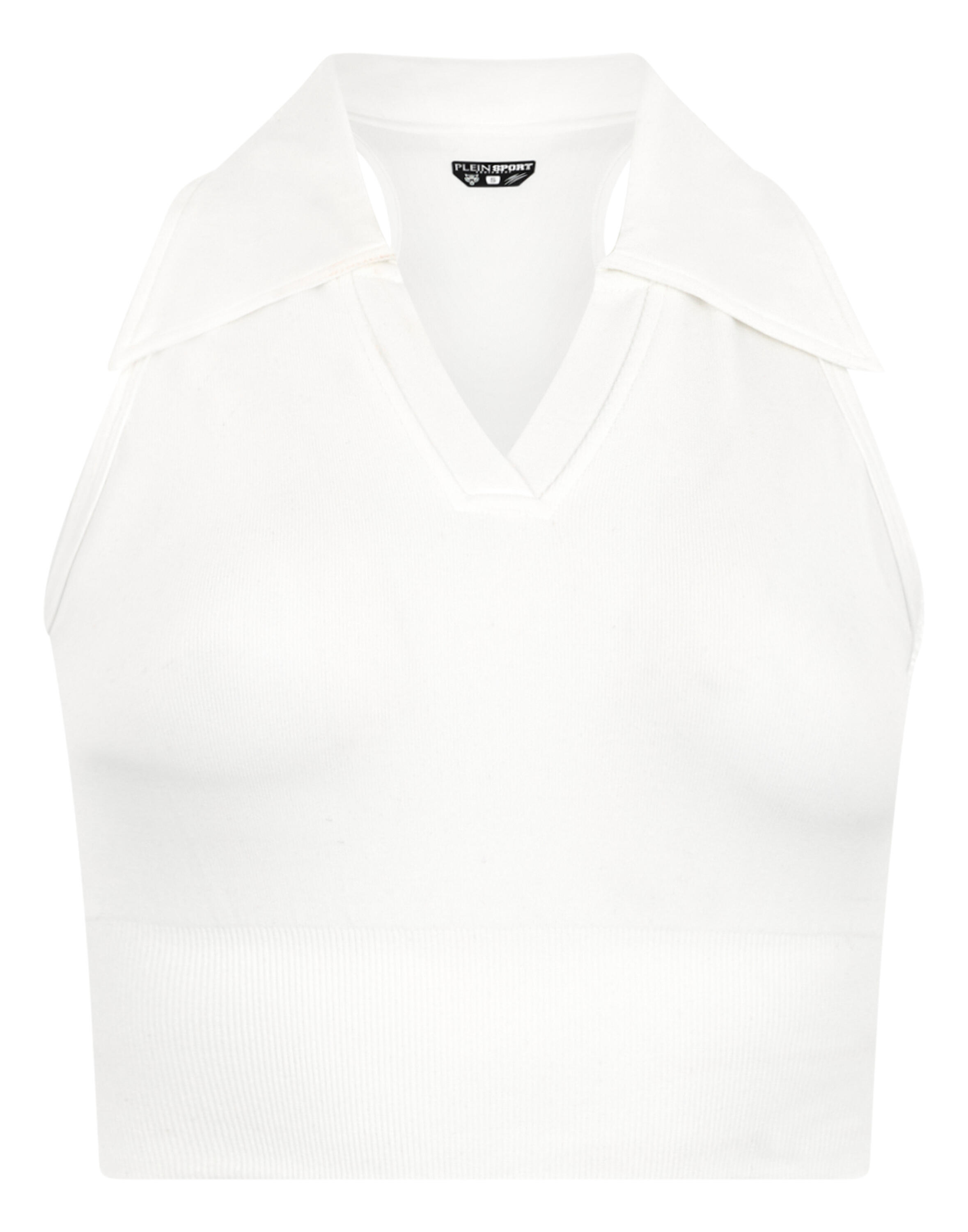 Polo Neck Cropped Top Ps 3/5